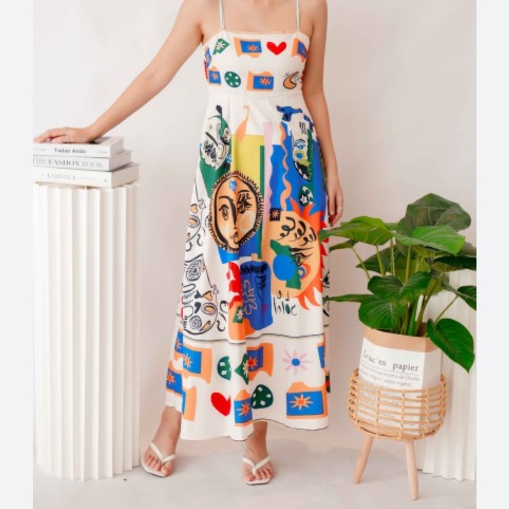 Worn once! Adorable summer dress!